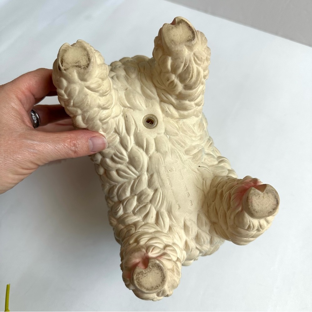 Vintage 1956 Edward Mobley Rubber Plastic Lamb Sleepy Eyes Soft Ears - Picture 12 of 13